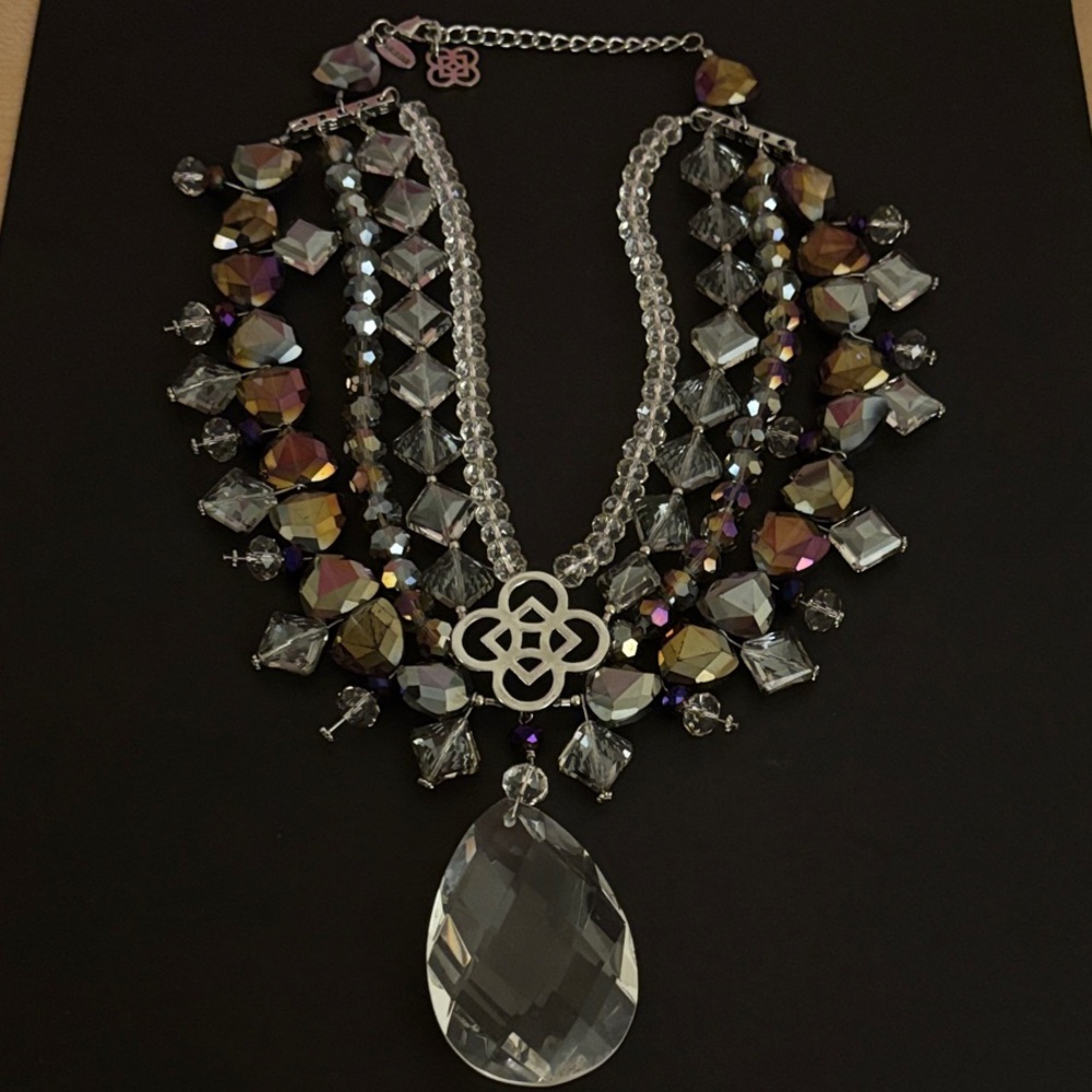 Glamorous Multi-Color Crystal Necklace